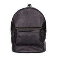 Городской кожаный рюкзак Poolparty Черный (backpack-plprt-leather-black)