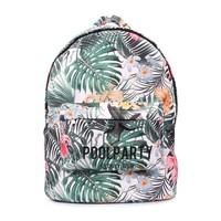 Городской рюкзак Poolparty с тропическим принтом (backpack-oxford-tropic)