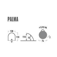 Палатка High Peak Palma 40 Blue/Grey (929933)