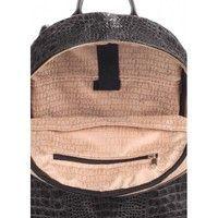 Городской рюкзак POOLPARTY Mini 6 л (mini-bckpck-leather-croco-black)