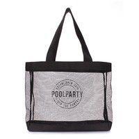 Женская сетчатая сумка POOLPARTY (mesh-beach-tote)