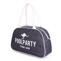 Женская джинсовая сумка-саквояж POOLPARTY (pool-16-jeans)