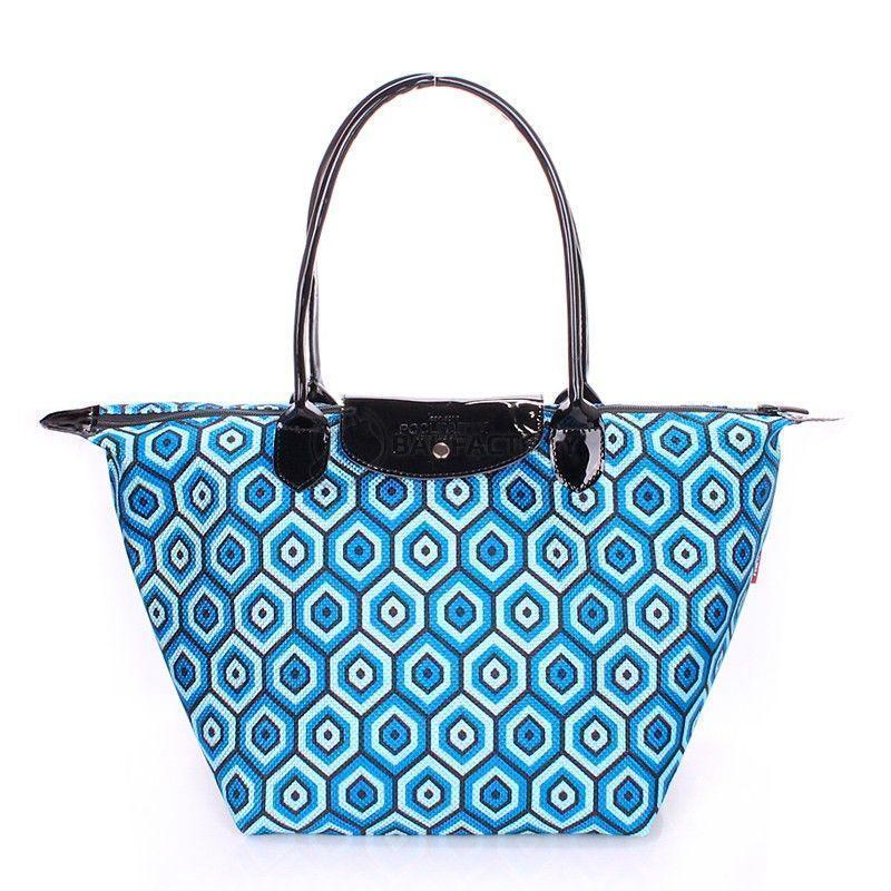 Женская сумка с клапаном POOLPARTY (pool80-blue-cells)