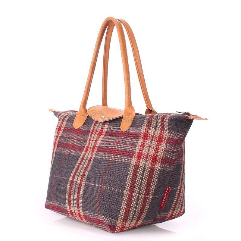 Женская вельветовая сумка с клапаном POOLPARTY (pool-80-plaid)