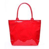 Женская лаковая сумка POOLPARTY (pool7-laque-red)