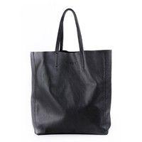Женская кожаная сумка POOLPARTY City (city-black)