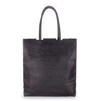 Женская кожаная сумка POOLPARTY #22 (leather-number-22-black)