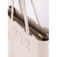 Женская кожаная сумка POOLPARTY #22 (leather-number-22-beige)