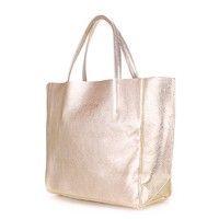 Женская кожаная сумка POOLPARTY Soho (poolparty-soho-gold)