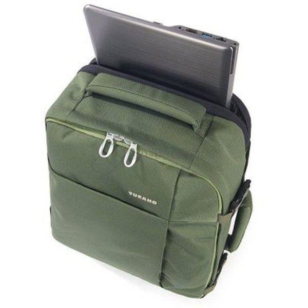 Сумка-рюкзак Tucano TUGO' M CABIN 15.6 Green (BKTUG-M-V)