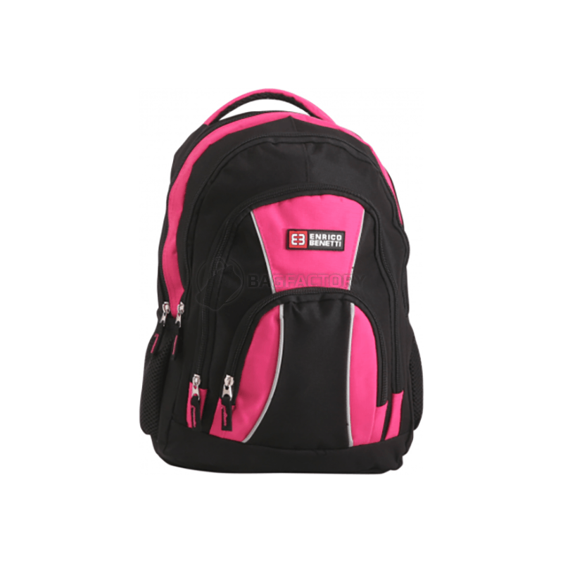 Городской рюкзак Enrico Benetti MARTINIQUE 14 л Black-Fuchsia (Eb47078316)