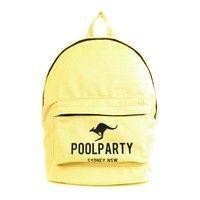 Городской рюкзак POOLPARTY 17л (backpack-kangaroo-yellow)