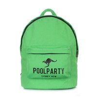 Городской рюкзак POOLPARTY 17л (backpack-kangaroo-green)