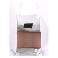 Женская кожаная сумка POOLPARTY Mania (mania-white-gold)