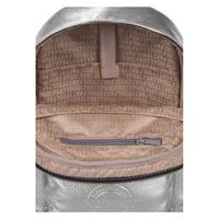 Городской кожаный рюкзак POOLPARTY Xs 6 л (xs-bckpck-leather-silver)