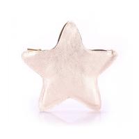 Кожаный клатч-косметичка POOLPARTY STAR (star-gold)