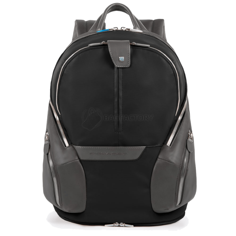 Городской рюкзак Piquadro COLEOS Black 13л с чехлом от дождя (CA3936OS_N)
