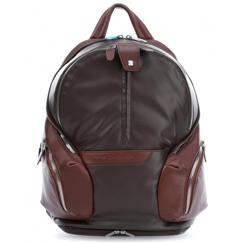 Городской рюкзак Piquadro COLEOS D.Brown 13л с чехлом от дождя (CA3936OS_TM)