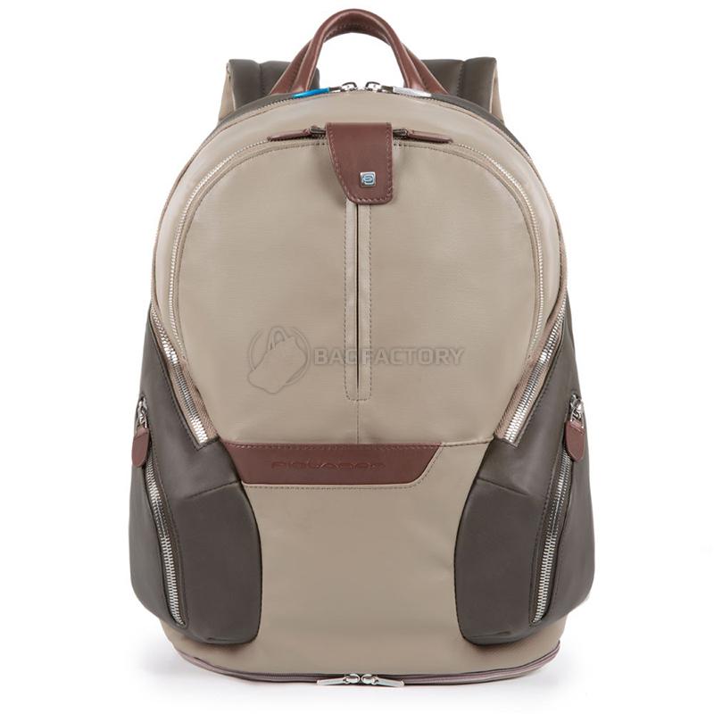 Городской рюкзак Piquadro COLEOS Taupe 13л с чехлом от дождя (CA3936OS_TO)