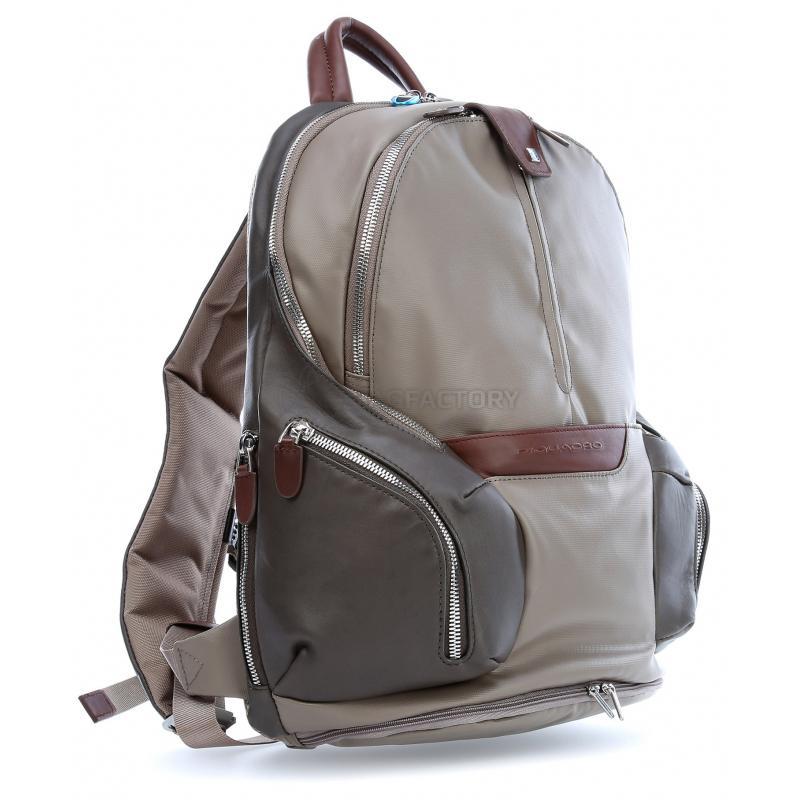 Городской рюкзак Piquadro COLEOS Taupe 13л с чехлом от дождя (CA3936OS_TO)