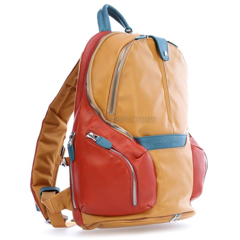 Городской рюкзак Piquadro COLEOS Yellow 13л с чехлом от дождя (CA3936OS_G)