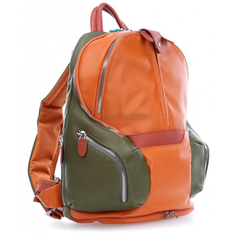 Городской рюкзак Piquadro COLEOS Orange 13л с чехлом от дождя (CA3936OS_AR)