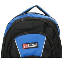 Городской рюкзак Enrico Benetti MARTINIQUE Black-Sky Blue 14л (Eb47078914)