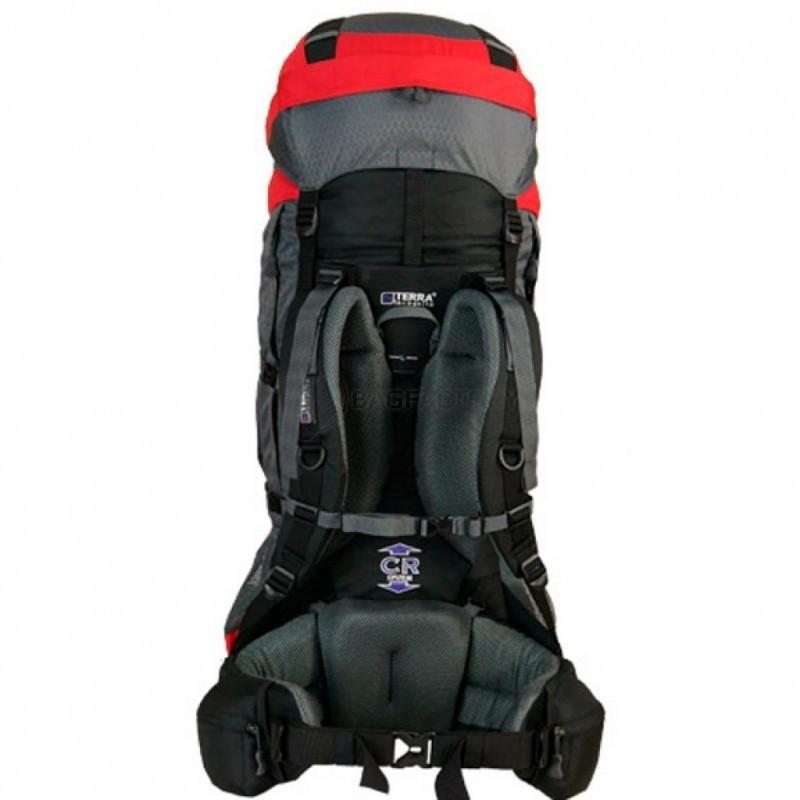 Туристический рюкзак Terra Incognita Titan 60л Красный/Серый (4823081503668)