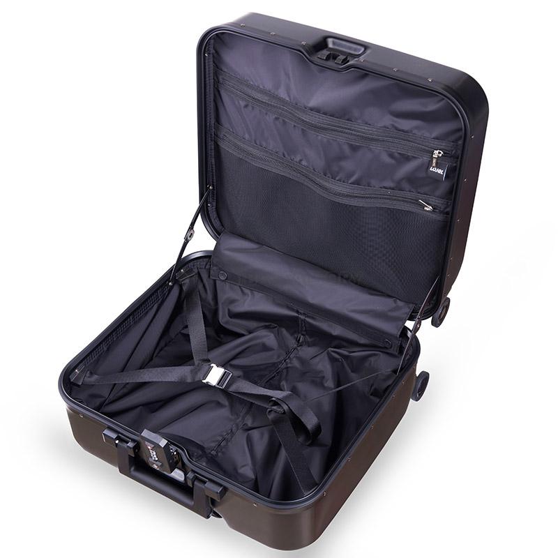 Бизнес-кейс Pilot Lojel KOZMOS Black на 4 колесах 38л (Lj-CF1375P_B)