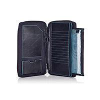 Портмоне-тревеллер Piquadro BL SQUARE N.Blue на молнии с отдел.для кред.карт + клатч (PP3246B2_BLU2)