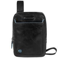 Мужская сумка Piquadro BL SQUARE Black на ремне с отдел. для iPad mini (CA3084B2_N)