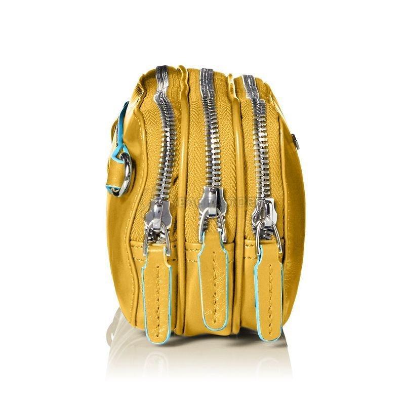 Барсетка Piquadro BL SQUARE Orange на 3 отдел. с молнией на ремне (AC2141B2_AR)