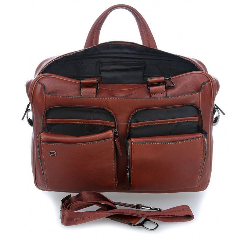 Мужская сумка Piquadro BK SQUARE Tobacco с отдел. д/ноутбука15