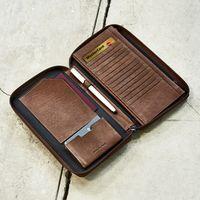 Тревеллер Piquadro BK SQUARE Tobacco на молнии с отдел. для кред.карт + клатч (PP3246B3_CU)