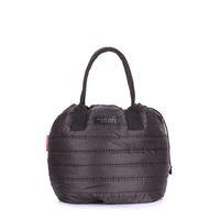Женская стеганая сумка на шнурке POOLPARTY Muffin (muffin-black)