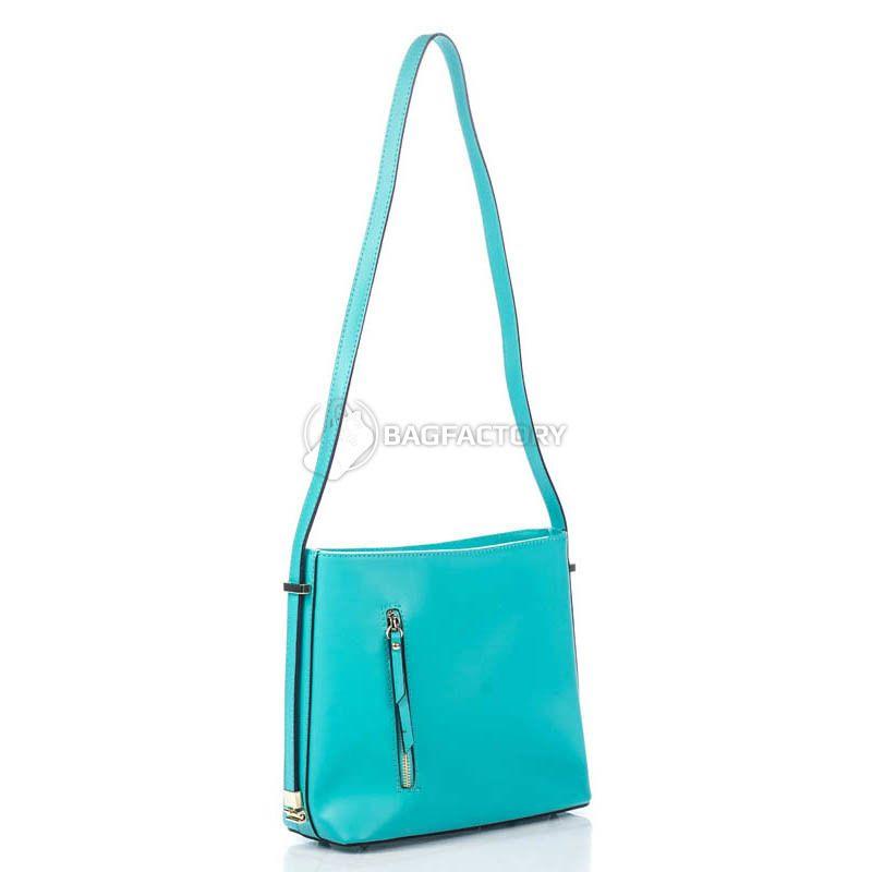 Женская кожаная сумка Amelie Pelletteria Бирюзовый (8619_biruza)