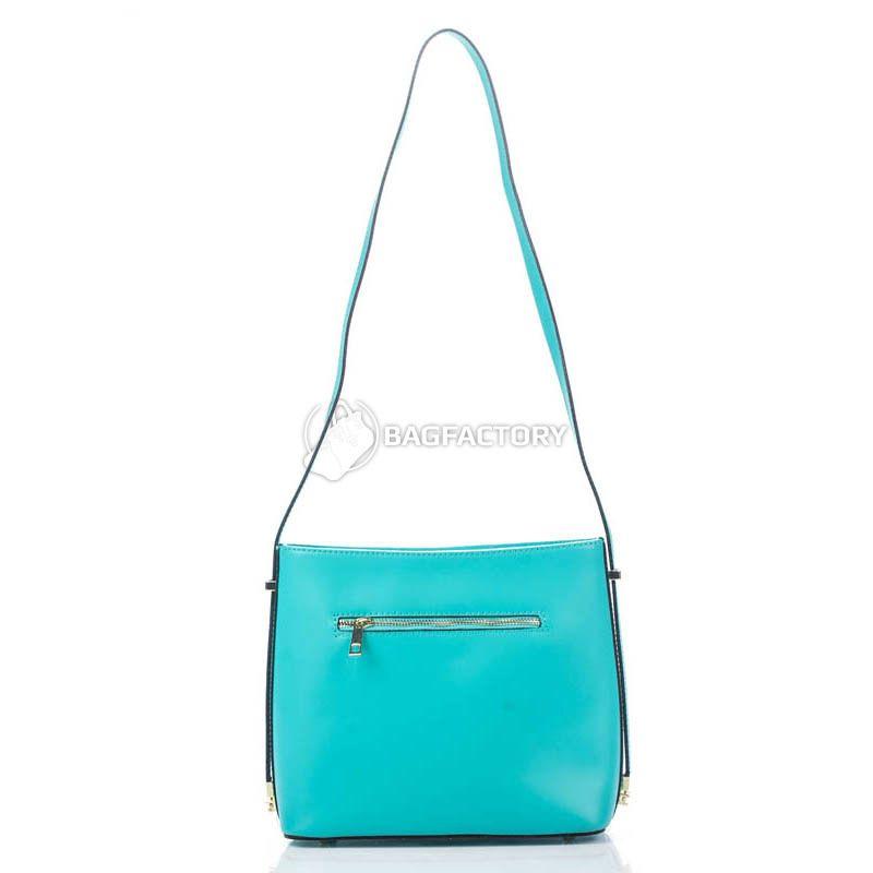 Женская кожаная сумка Amelie Pelletteria Бирюзовый (8619_biruza)