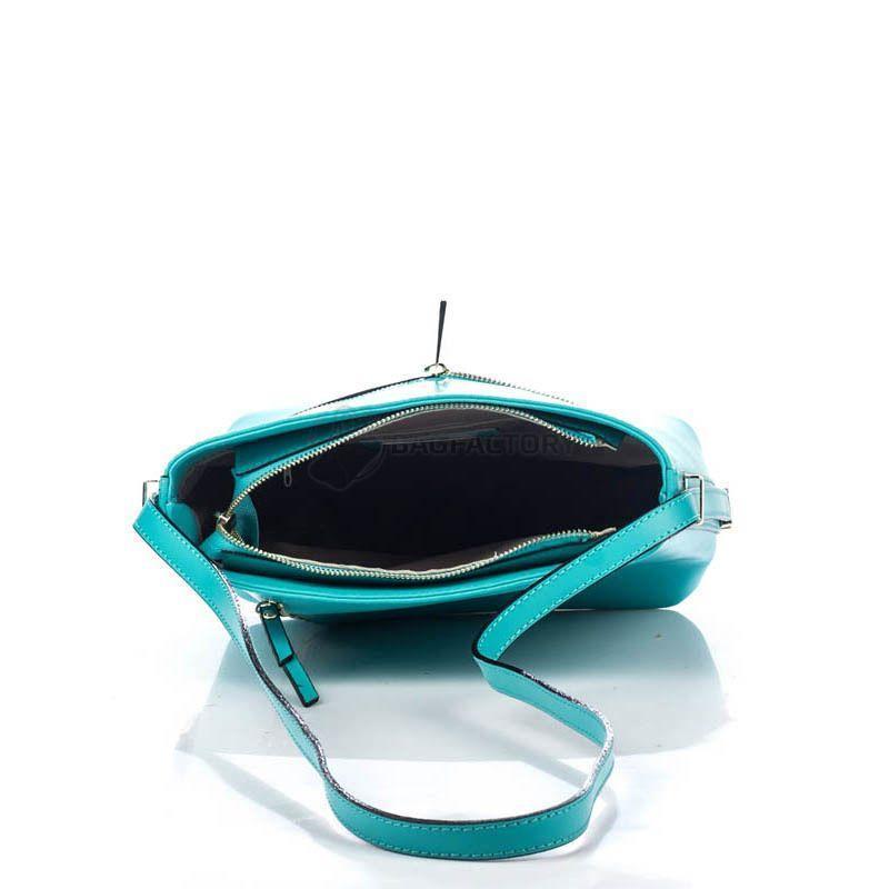 Женская кожаная сумка Amelie Pelletteria Бирюзовый (8619_biruza)