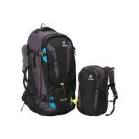 Туристический рюкзак Deuter Traveller 60 + 10 SL Black-turquoise (35100157321)