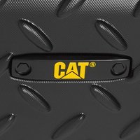 Чемодан на 4-х колесах CAT Industrial Plate 36л Черный (83552;01)