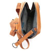 Мужская кожаная сумка Piquadro B2S Tobacco с отдел. для iPad mini на ремне (CA3084B2S_CU)