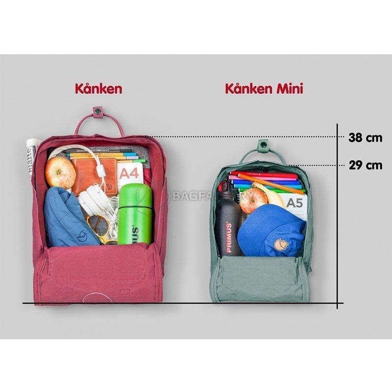 Городской рюкзак Fjallraven Kanken Frost Green 16л (23510.664)