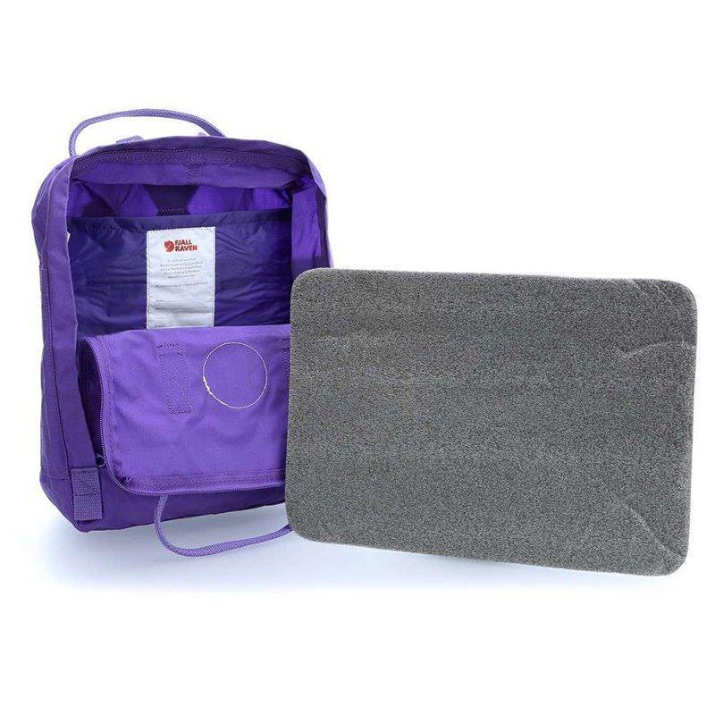 Городской рюкзак Fjallraven Kanken Black-Ox Red 16л (23510.550-326)