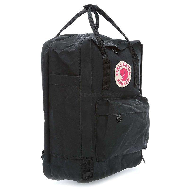 Городской рюкзак Fjallraven Kanken Laptop 15 Black 18л (27172.550)