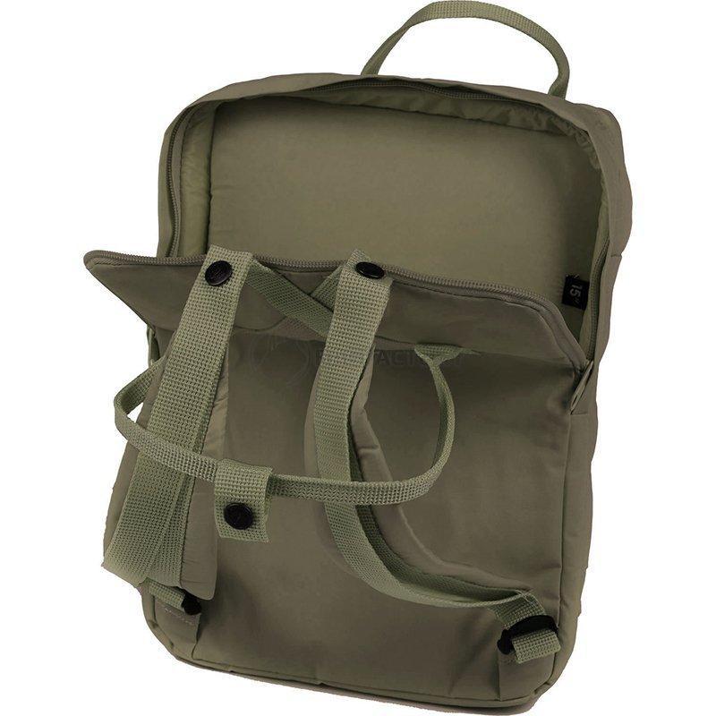 Городской рюкзак Fjallraven Kanken Laptop 15 Green 18л (27172.620)