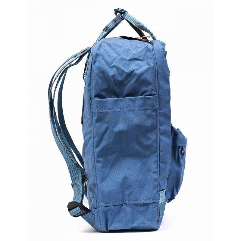 Городской рюкзак Fjallraven Kanken Mini Blue Ridge-Random Blocked 7л (23561.519-925)