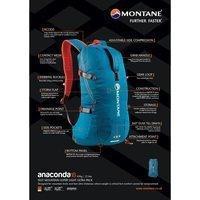 Туристический рюкзак Montane Anaconda 18 Moroccan Blue (PAN18MORO3)