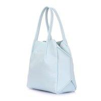 Женская кожаная сумка POOLPARTY Soho Remix Голубой (soho-remix-babyblue)