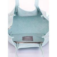 Женская кожаная сумка POOLPARTY Soho Remix Голубой (soho-remix-babyblue)