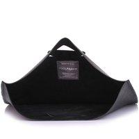 Женская кожаная сумка POOLPARTY Shopper Черный (shopper-leather-black)